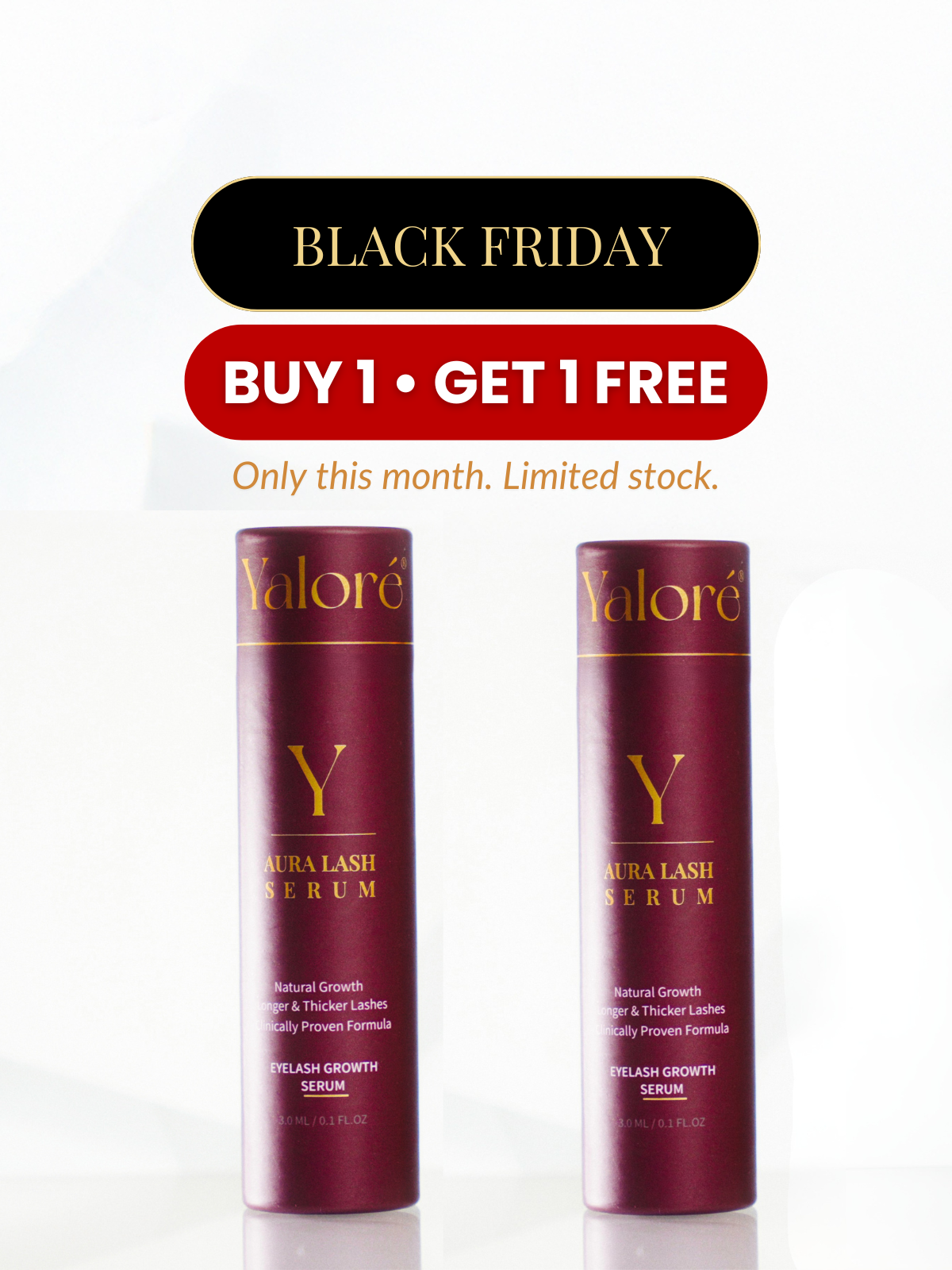 Aura Lash Serum — Buy 1 Get 1 Free
